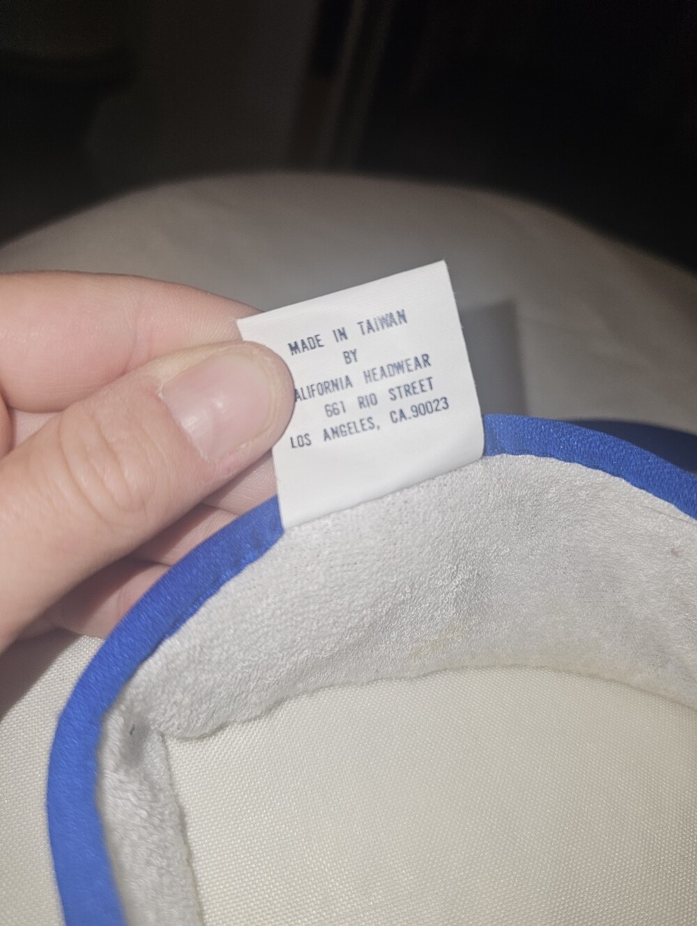 Vintage LA Dodger Blue Visor - Picture 4 of 5